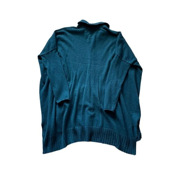 KINROSS CASHMERE Full Zip Sweater Dark Teal Size Medium - Picture 2 of 6